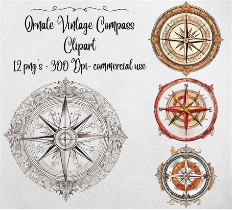 stewardship clipart|vintage compass clip art.